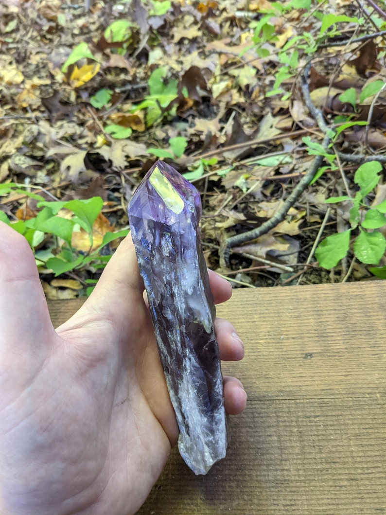 Large Amethyst Wand Amethyst Scepter Natural Polished Amethyst Point image 3