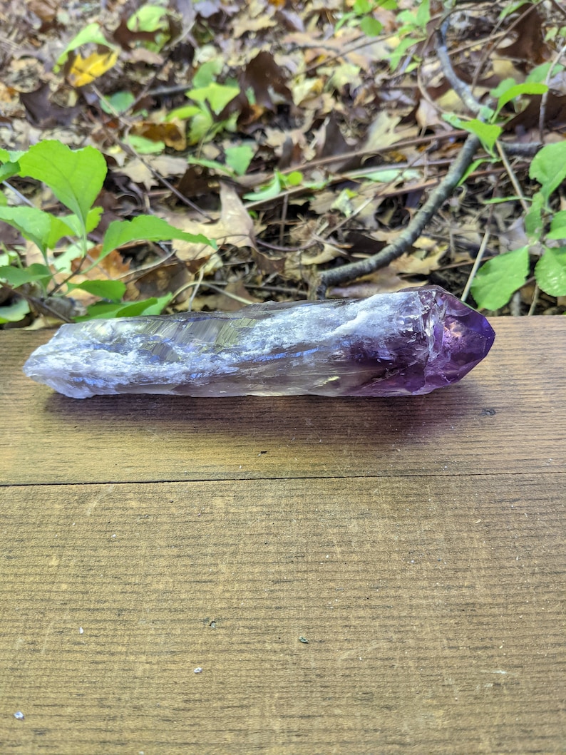 Large Amethyst Wand Amethyst Scepter Natural Polished Amethyst Point image 1