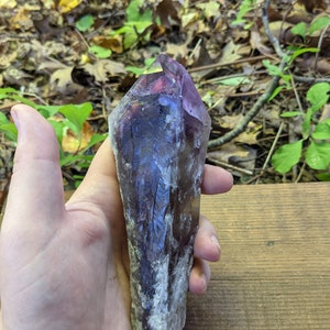 Large Amethyst Wand Amethyst Scepter Natural Polished Amethyst Point image 5