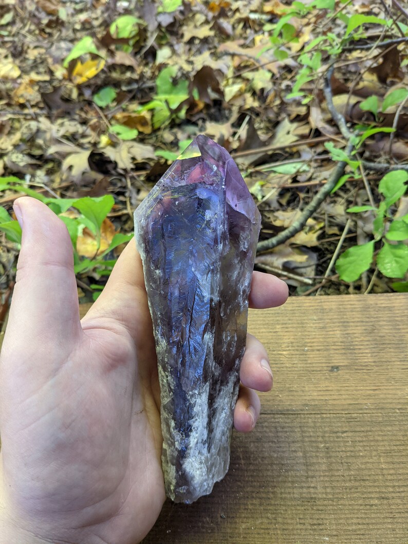 Large Amethyst Wand Amethyst Scepter Natural Polished Amethyst Point image 5