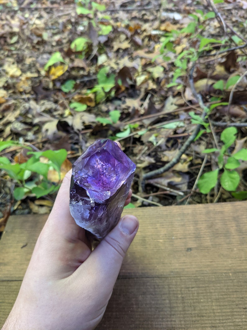 Large Amethyst Wand Amethyst Scepter Natural Polished Amethyst Point image 4