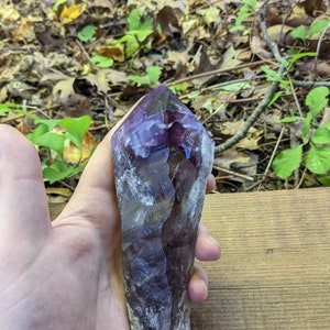 Large Amethyst Wand Amethyst Scepter Natural Polished Amethyst Point image 6