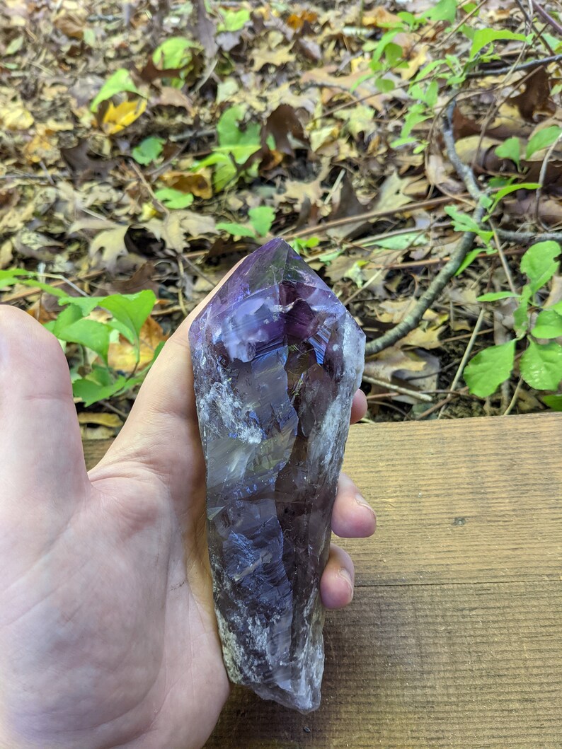 Large Amethyst Wand Amethyst Scepter Natural Polished Amethyst Point image 6