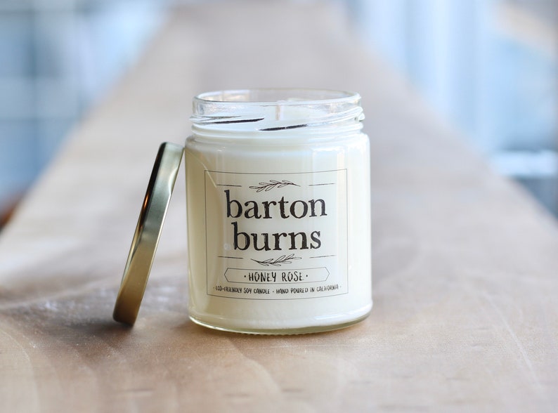 Set of TWO 8oz Ecofriendly Scented Soy Candles All Natural Etsy