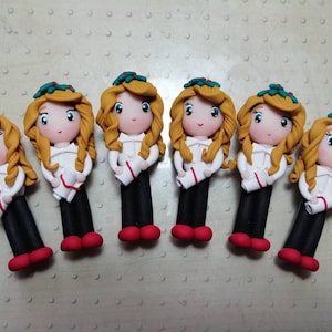 Bomboniera laurea in Scienze dell'educazione/comunicazione. Graduation favor in science of education / training in polymer clay