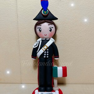 Giuramento, cake top per, fimo, bomboniera, handmade