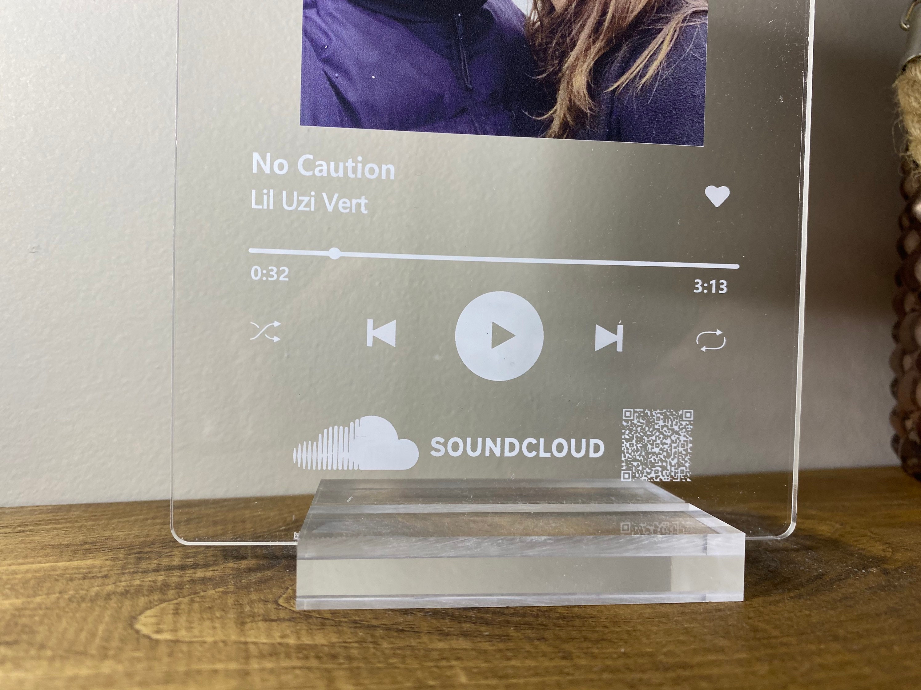 SoundCloud Plaque with QR Code Personalized Frame made of Etsy