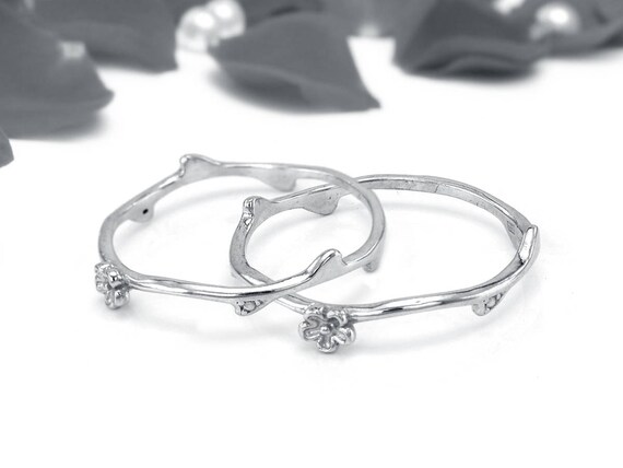 Daisy ring. Sterling Silver ring. Flower ring. Original gift. | Etsy