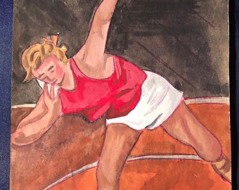 Sports paintings | Etsy
