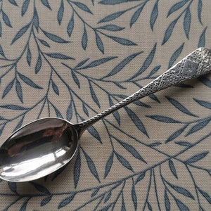 Old English Pattern 1892 by Towle Monogrammed 1800s Sterling Silver Teaspoon 5 58