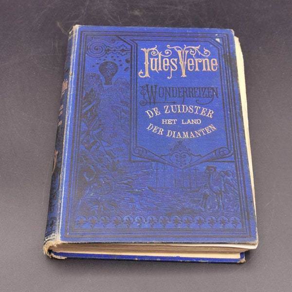 Circa 1870 Jules Verne, De Zuidster, Get Land, Der Diamanten, Rare Edition