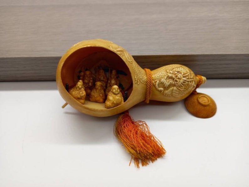 Japanese Resin Figurines in Village Mountain Scene. 16cm Etsy