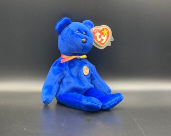 Ty Beanie Babie - Bear - 1998 - Clubby - Official Club