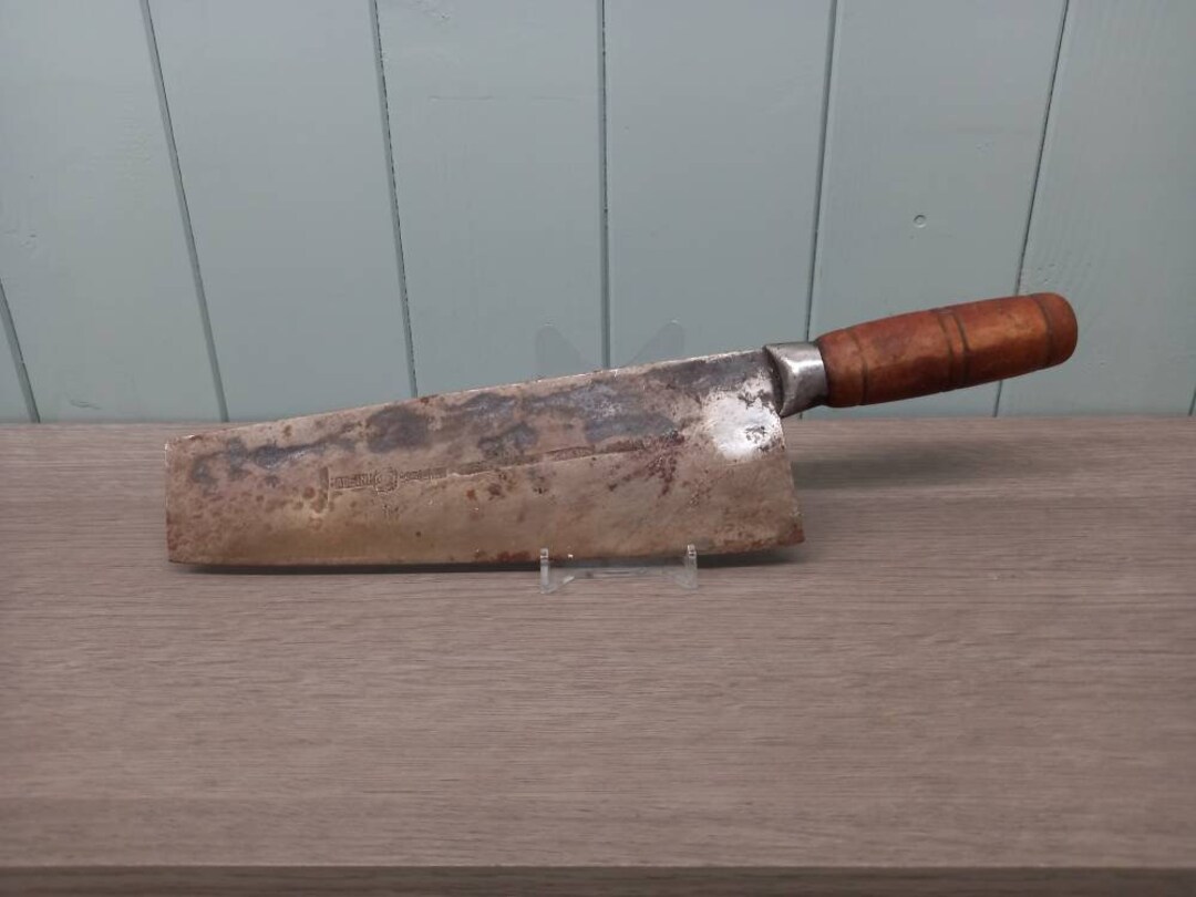Vintage Chinese Meat Cleaver Etsy