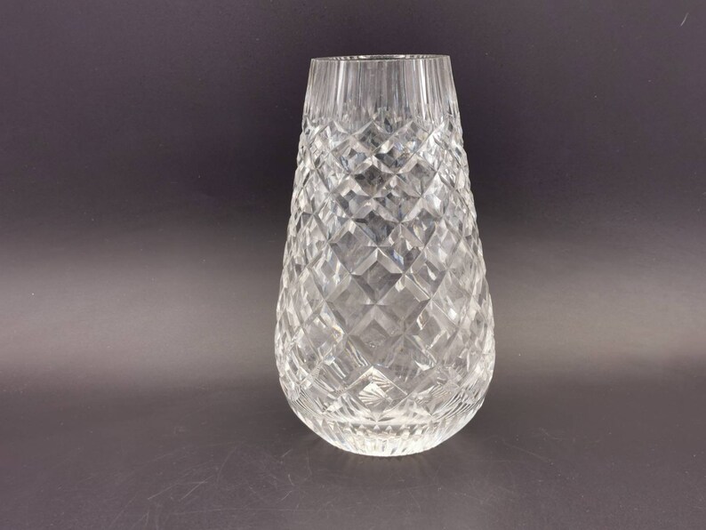 Superb Quality Heavy Cut Crystal Bud Vase 17cm Etsy UK
