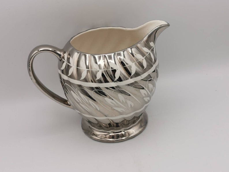 60/'s 14.5cm tall Large Silver Gilt Sadler Jug Fantastic Jug 1950/'s