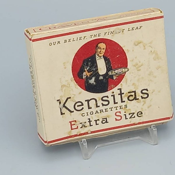 Boîte à cigarettes vintage. Kensitas, Craven 'A' Cigarettes.  J Wix & Sons Ltd.  Londres, Angleterre