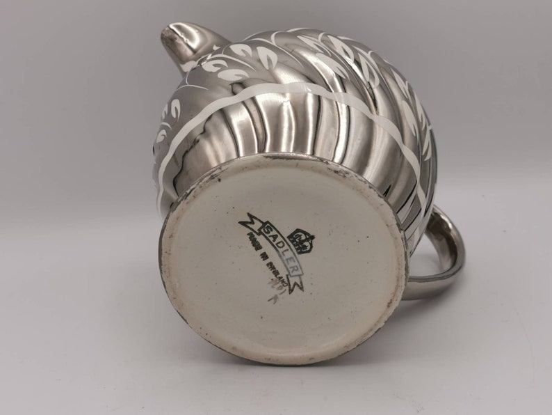 60/'s 14.5cm tall Large Silver Gilt Sadler Jug Fantastic Jug 1950/'s