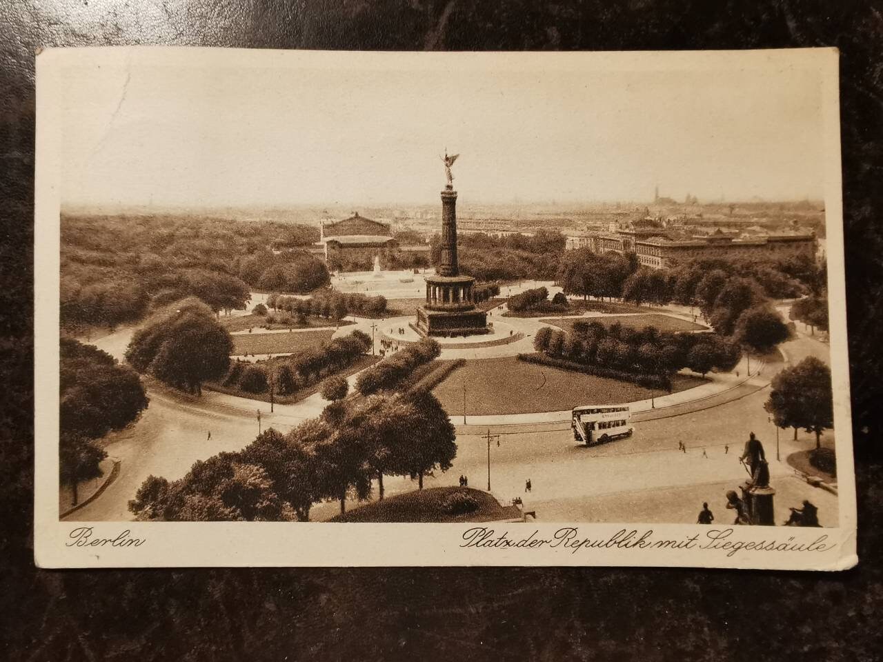 Image of 1930 Berlin, Vintage Postcard, Greeting Card Franked