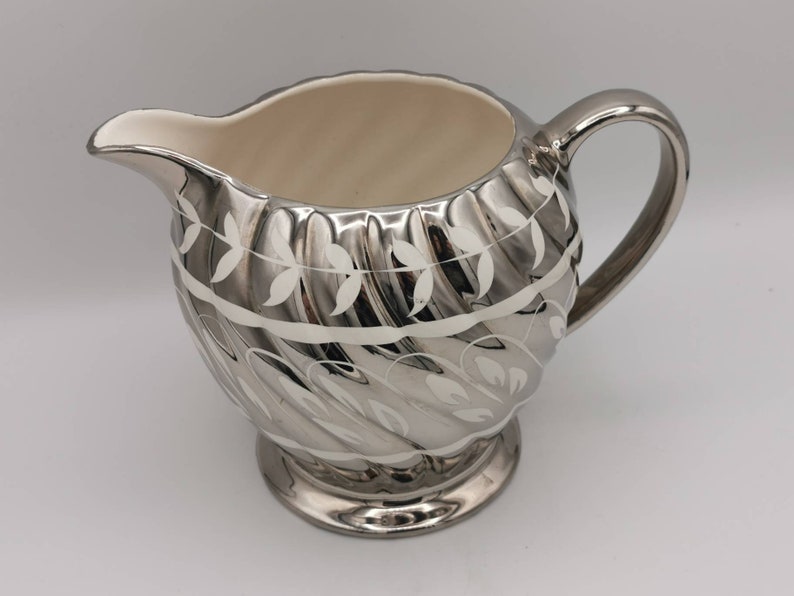 60/'s 14.5cm tall Large Silver Gilt Sadler Jug Fantastic Jug 1950/'s