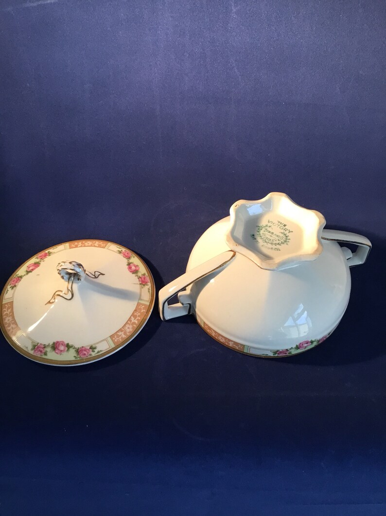 The Victory H Vintage Art Deco Grindley /& co Sugar Bowl Condiment Pot