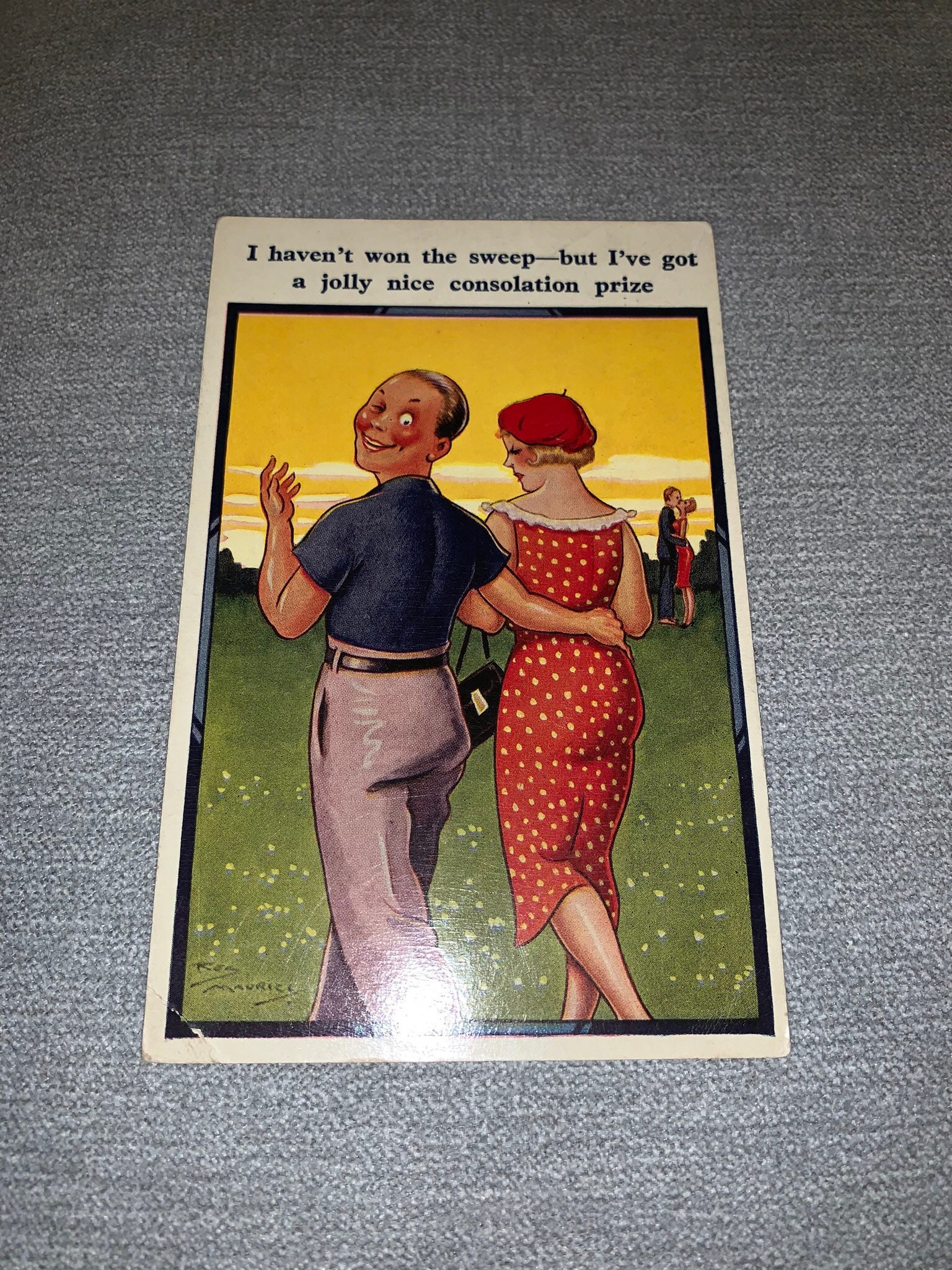 Risqué 1950's Cartoon Postcard Quirky Funny Quotes Etsy