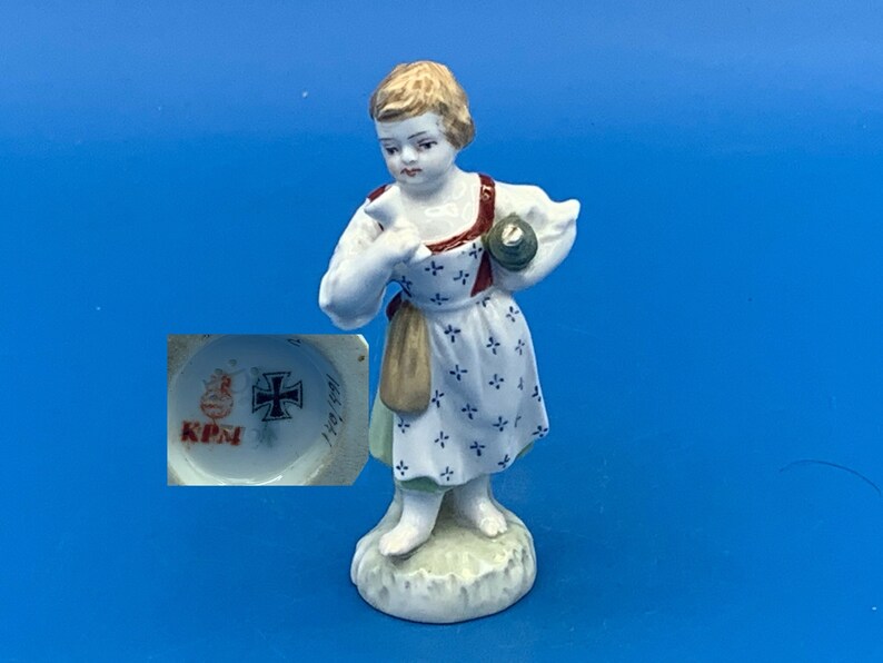 KPM Figurine Baring the Iron Cross Mark Extremely Rare Etsy UK