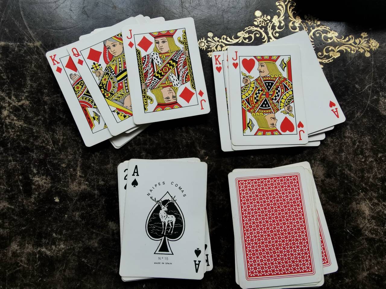 Vintage Deck of Playing Cards Naipes Comas - Etsy