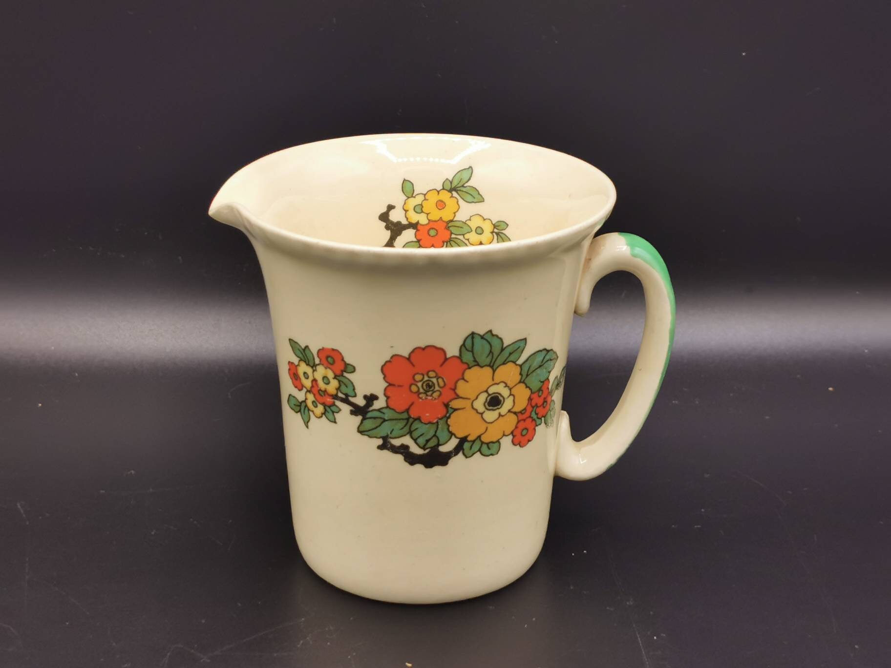 Vintage Ceramic Creamer Jug 9.2cm tall Etsy