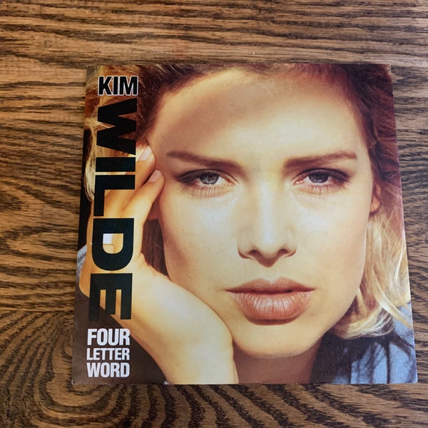 Kim Wilde, Four Letter Word - 7" Vintage Records, 80's Vinyl Single