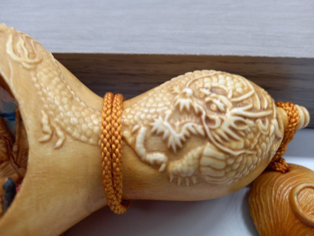 Japanese Resin Figurines in Village Mountain Scene. 16cm Etsy