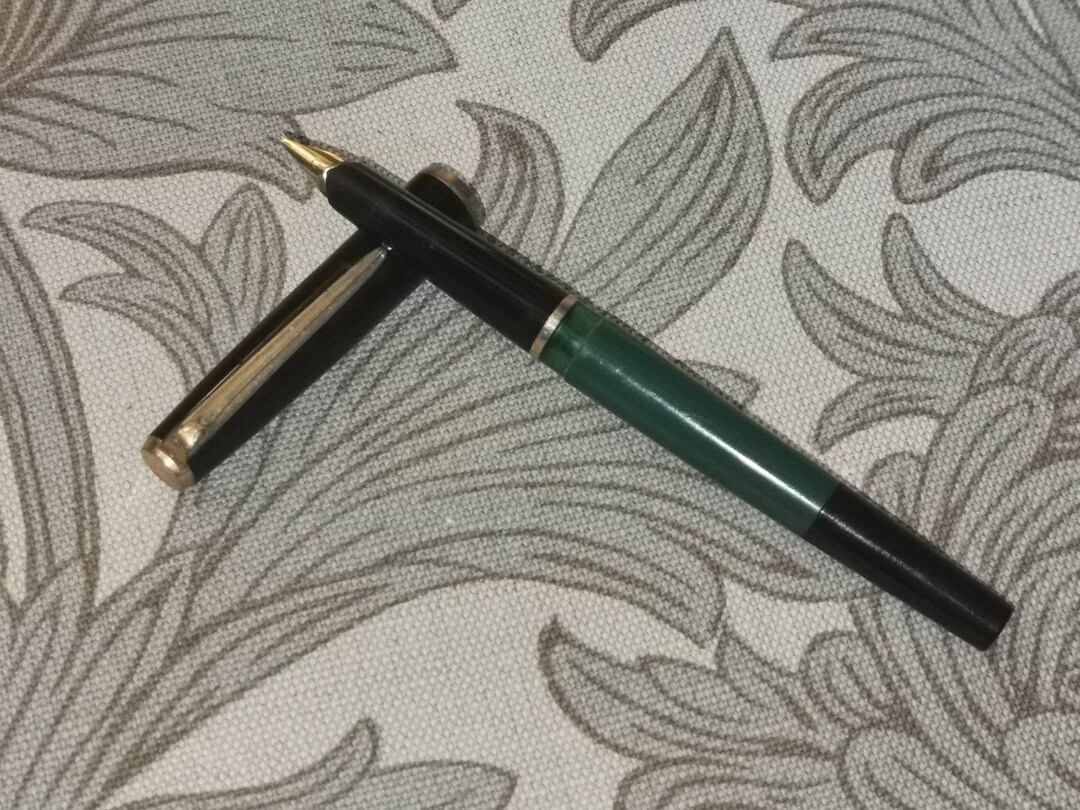 Pelikan MK10 Green/black Fountain Pen Vintage Fountain Pens Etsy