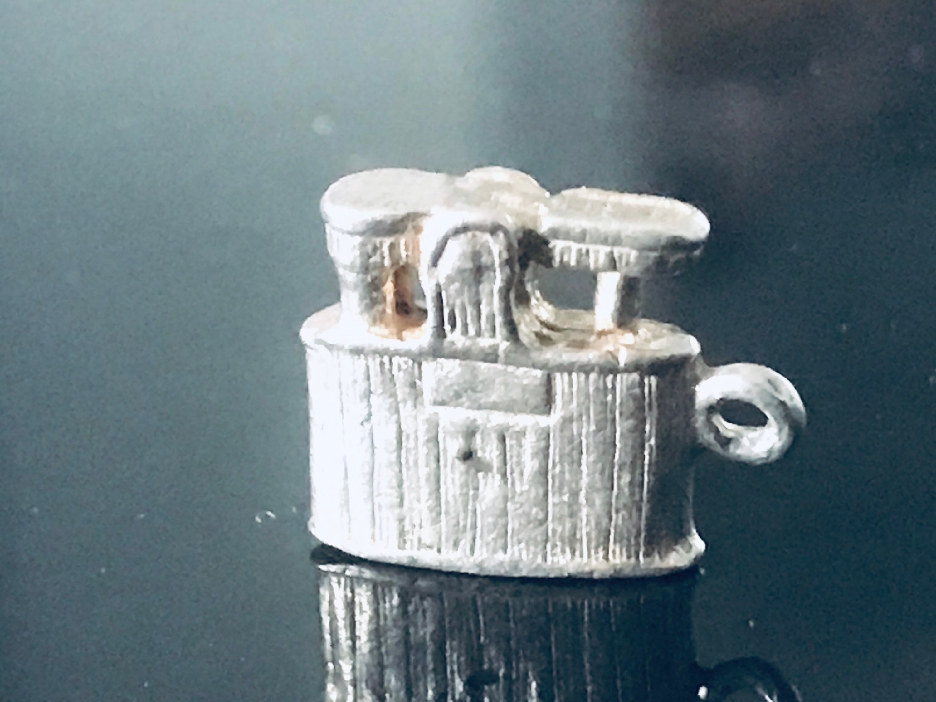 Solid Silver Charm Cigarette Lighter Charm 1cm High. Etsy UK