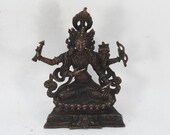 Old Tara Buddhist Statue Tibetan Buddha Religious Meditating Green Tara Statue buddha Statue Home Decor Decorative Gift vintage Tara Statue