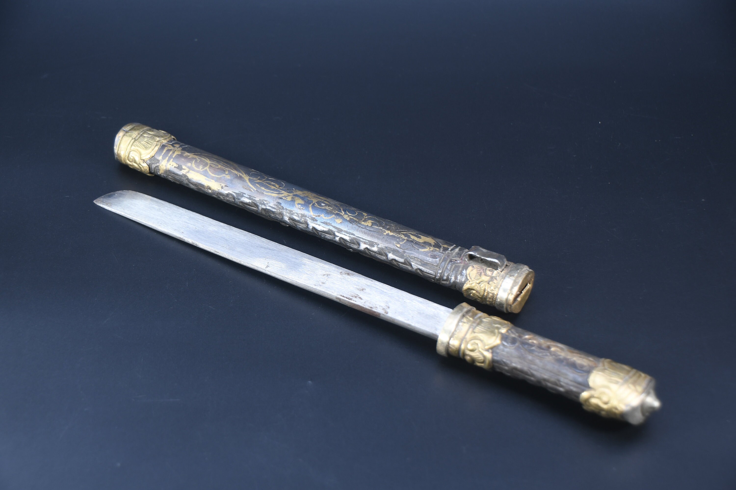 Carved Knife Antique Spiritual Tibetan Handmade Traditional Etsy