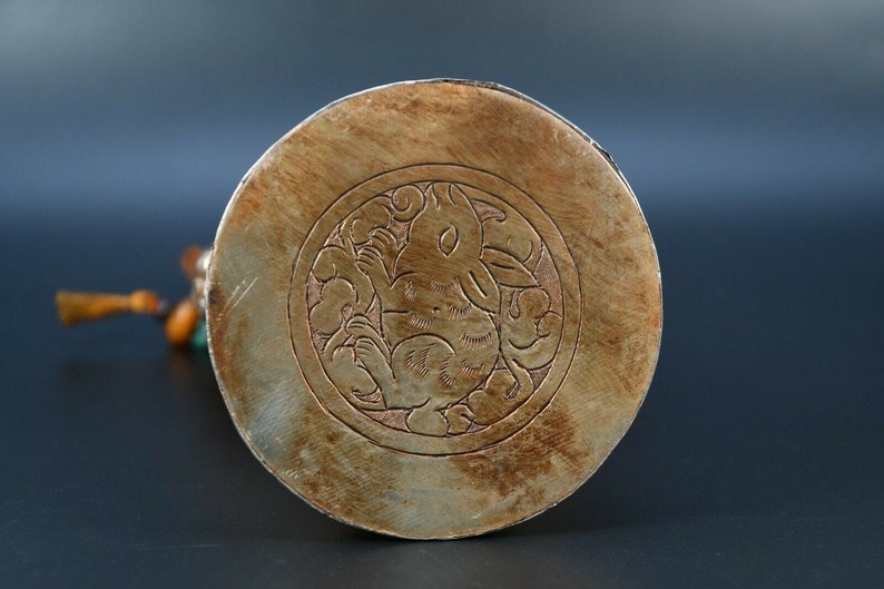 Amazing Tibetan Stamp Seal Amber Signature Antique Handmade Etsy