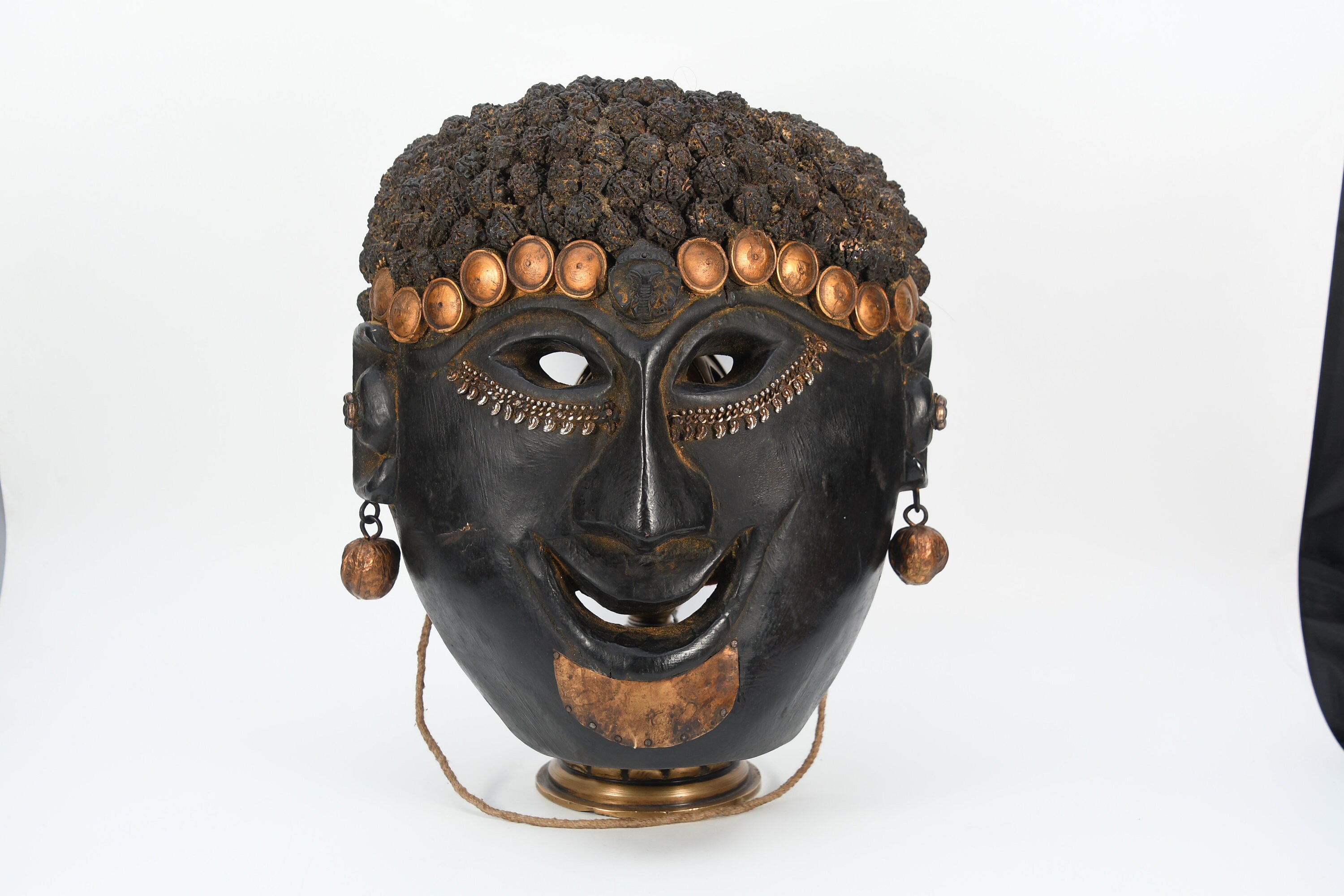 Exorcism Tibetan Antique Used Tribal Ritual Old Decorative Shaman Mask Gift Decor vintage shaman mask black.naturalforma.com.br