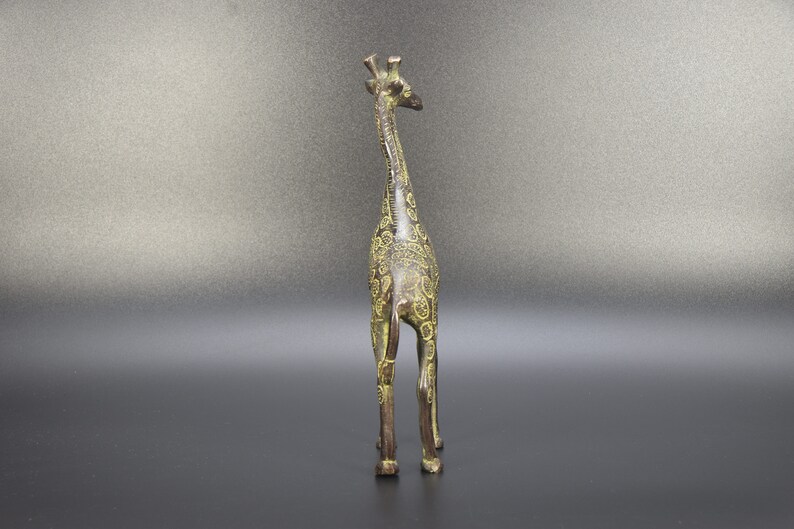 Giraffe Statue Very Old handmade Greeny Color Giraffe Statue Giraffe vintage Giraffe statue