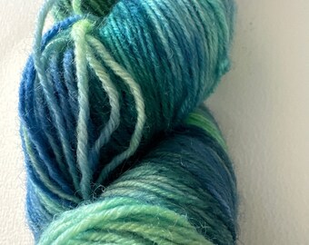 Gamer Crafting sock yarn Nessie colorway