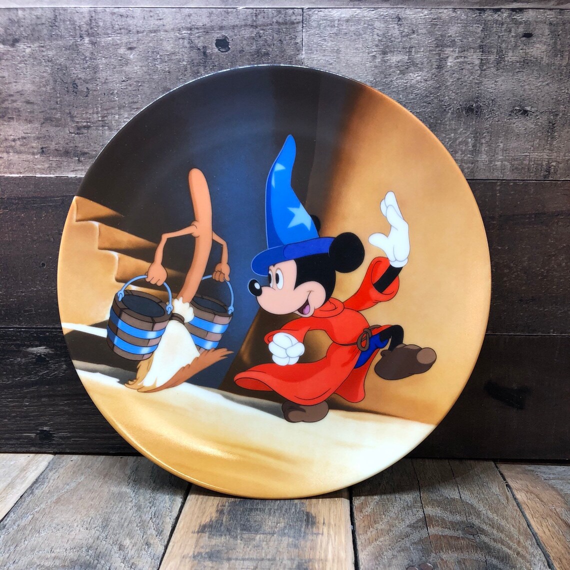 Walt Disney's Fantasia Collectors Plate w/COA & original Etsy