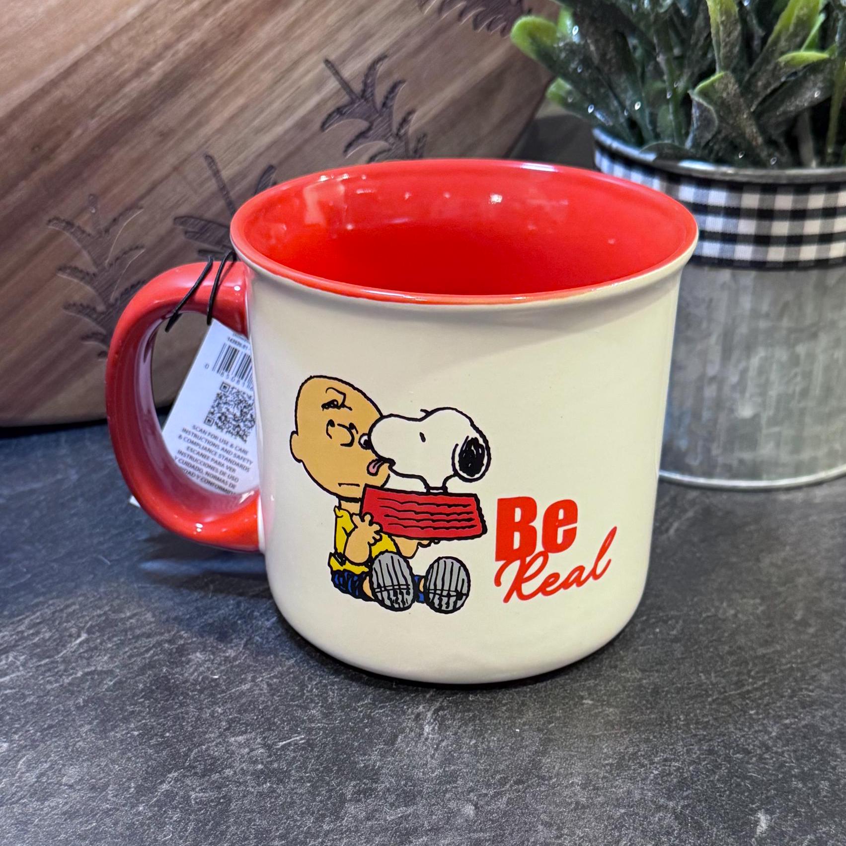 Peanuts Coffee Mug Charlie Brown Snoopy be Real 21oz Etsy peanuts-coffee-mug-charlie-brown-snoopy-be-real-21oz-etsy