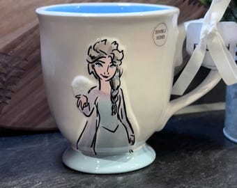Rae Dunn Disney Mug, FROZEN ‘S Rae Dunn Disney Mug, Disney Coffee Mug, Disney Mug, Disney’s Frozen Mug, ELSA Mug