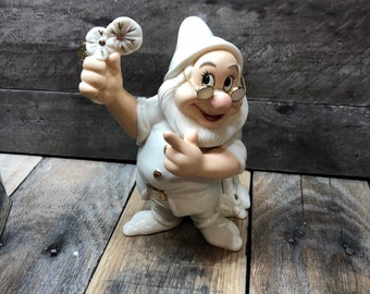 Lenox Disney Showcase 4.5" Dopey Porcelain Figurine Snow White & 7 Dwarfs 