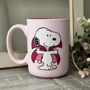 Snoopy Trick or Treat Mug, Soft Touch Ceramic Peanuts Halloween  Mug, Snoopy Vampire Mug, Snoopy & Woodstock Halloween Mug, Halloween Mug