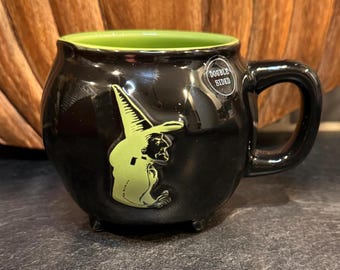 Taza Rae Dunn del Mago de Oz: Caldero de la Bruja Malvada, "Te atraparé, mi belleza"