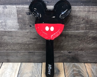 NEW Disney Parks Kitchen Mickey Mouse head Blue Spoon Rest Jewelry Ring Holder