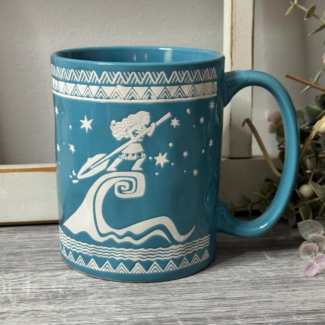 Disney’s Moana Mug, Disney Princess Mug, Moana and Maui Mug, Wave