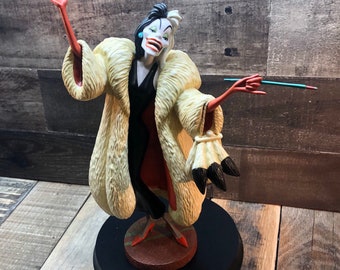 WDCC, “Anita Darling”, Walt Disney Collectors Society, 1995 Members Only Sculpture, Cruella De Vil, 101 Dalmatians, COA