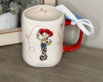 Disney’s Toy Story Mug, Jessie Mug, Rae Dunn Disney Mug, YEE HAW Mug, Collectors Mug, Disney Mug