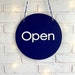 Open Closed Sign Orange Sign Business Sign Storefront Sign Shop Open ...